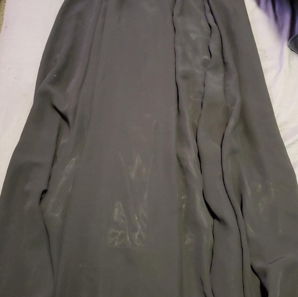 Long split leg skirt